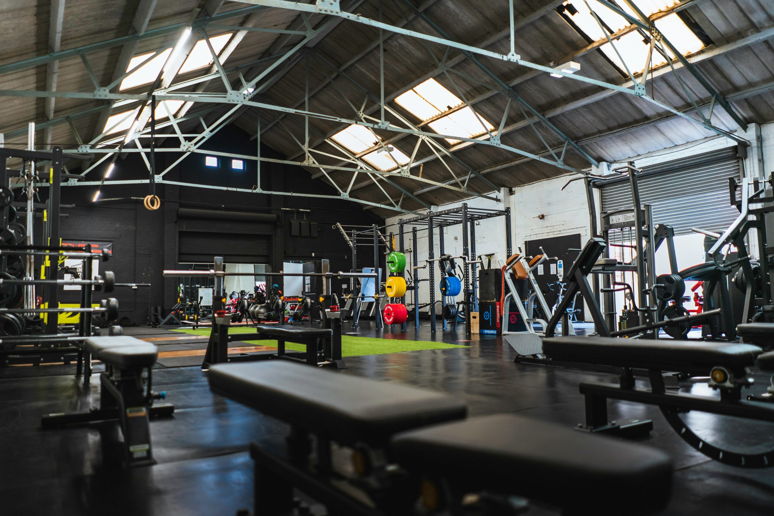 A gym (credit: Samuel Girven on Unsplash)